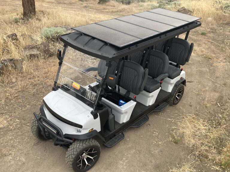 Denago Rover XXL Golf Cart Now has Solar Charging!